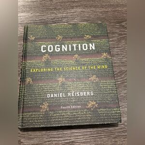 Cognition Textbook by Daniel Reisberg